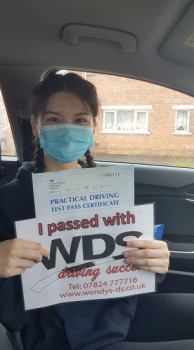 Congratulations to Phui, who passed her practical driving test today, 1st time with just 2 driver faults. In the pouring rain, after being cancelled twice due to covid and lock down. You worked so hard, and you really deserved the pass. It was worth the wait. Take care of yourself see you in the road
